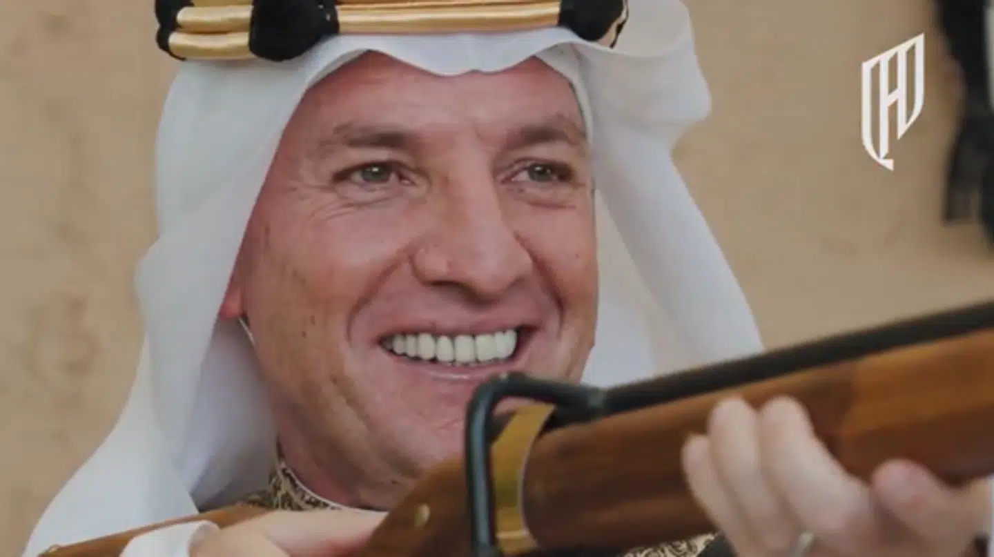 Sådan havde du næppe regnet med at se ham.