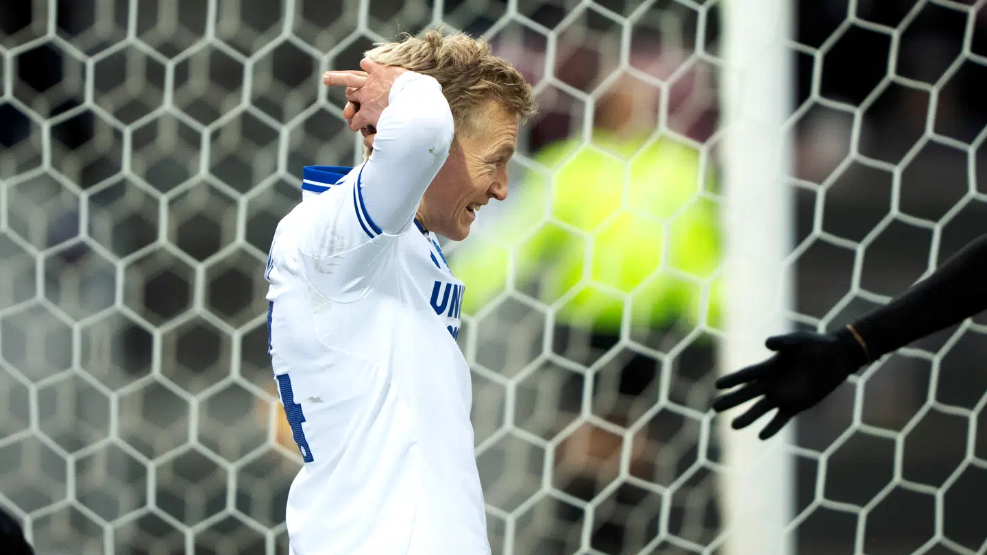 Birger Meling ærgrer sig i topkampen mod FC Midtjylland, som FCK tabte.