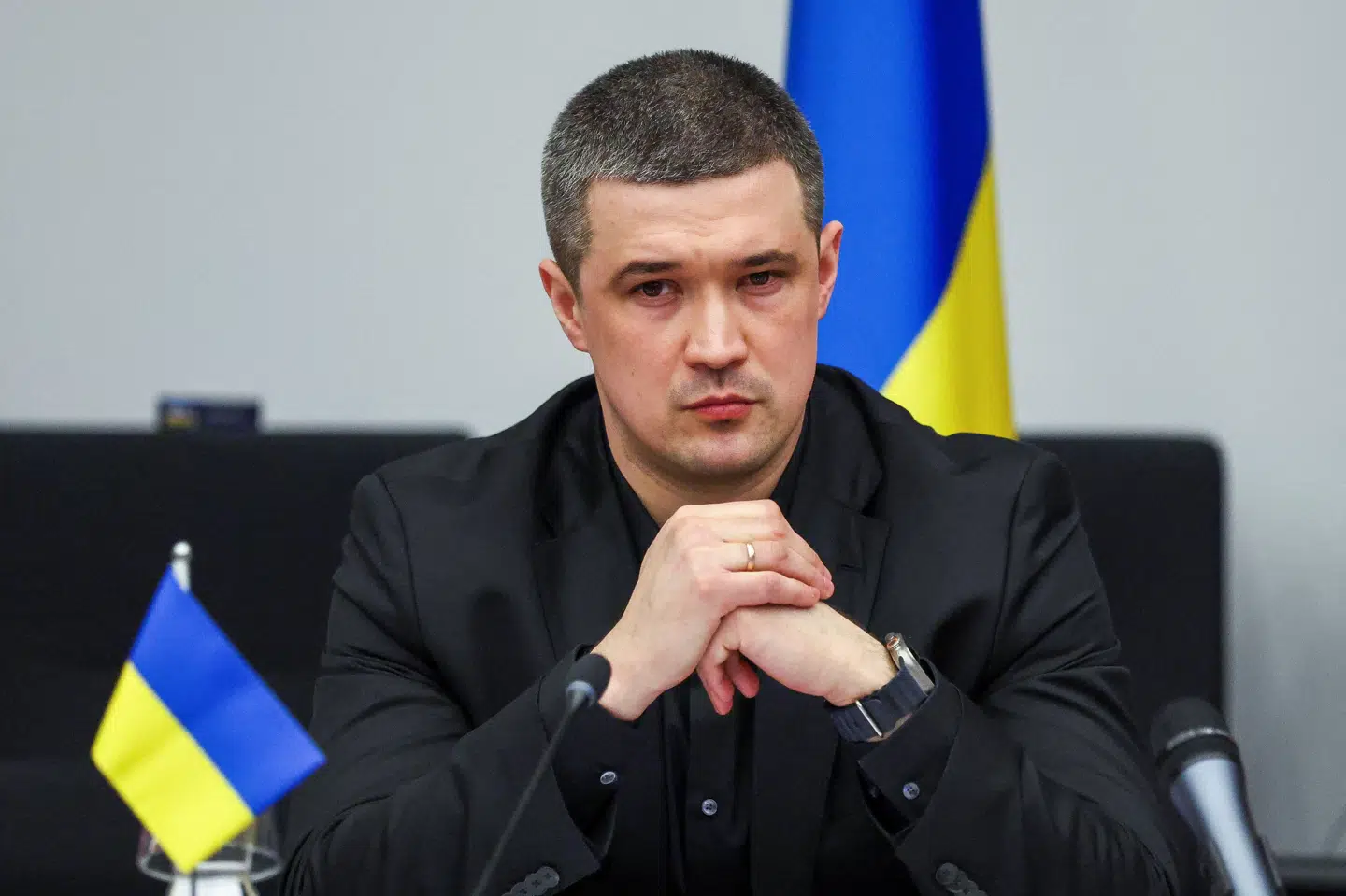 Ukraines forsvarsminister, Mykhajlo Fedorov, har tirsdag fremlagt en overordnet plan for Ukraines mål i krigen mod Rusland. (Arkivfoto).
