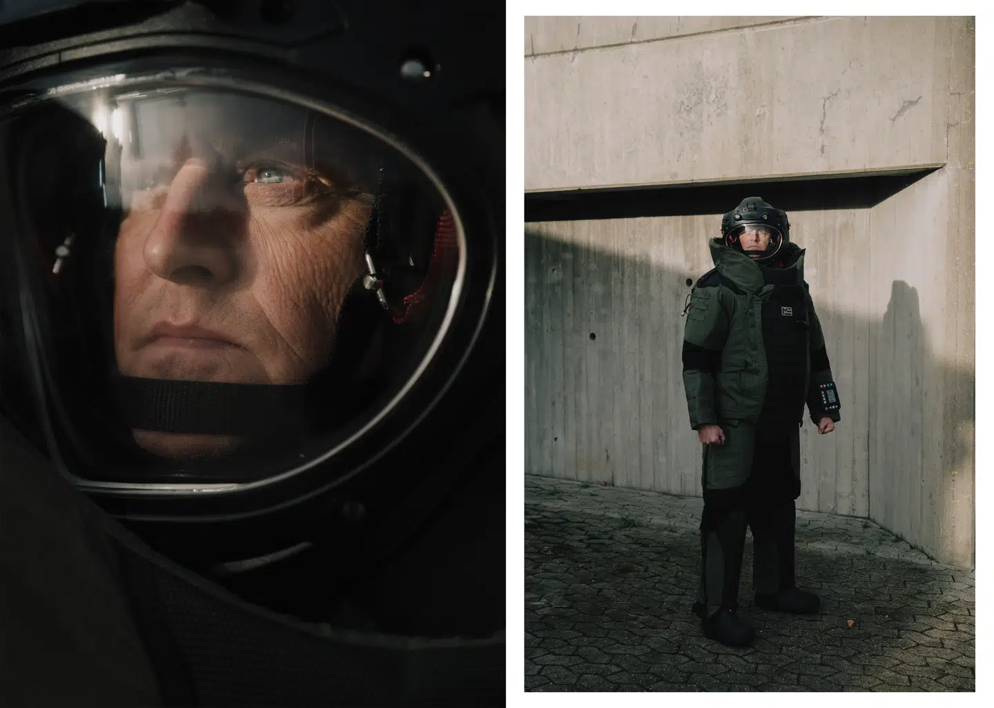 Mennesker bekymrer sig alt for meget, konstaterer Allan Merrild – her klædt på til jobbet.