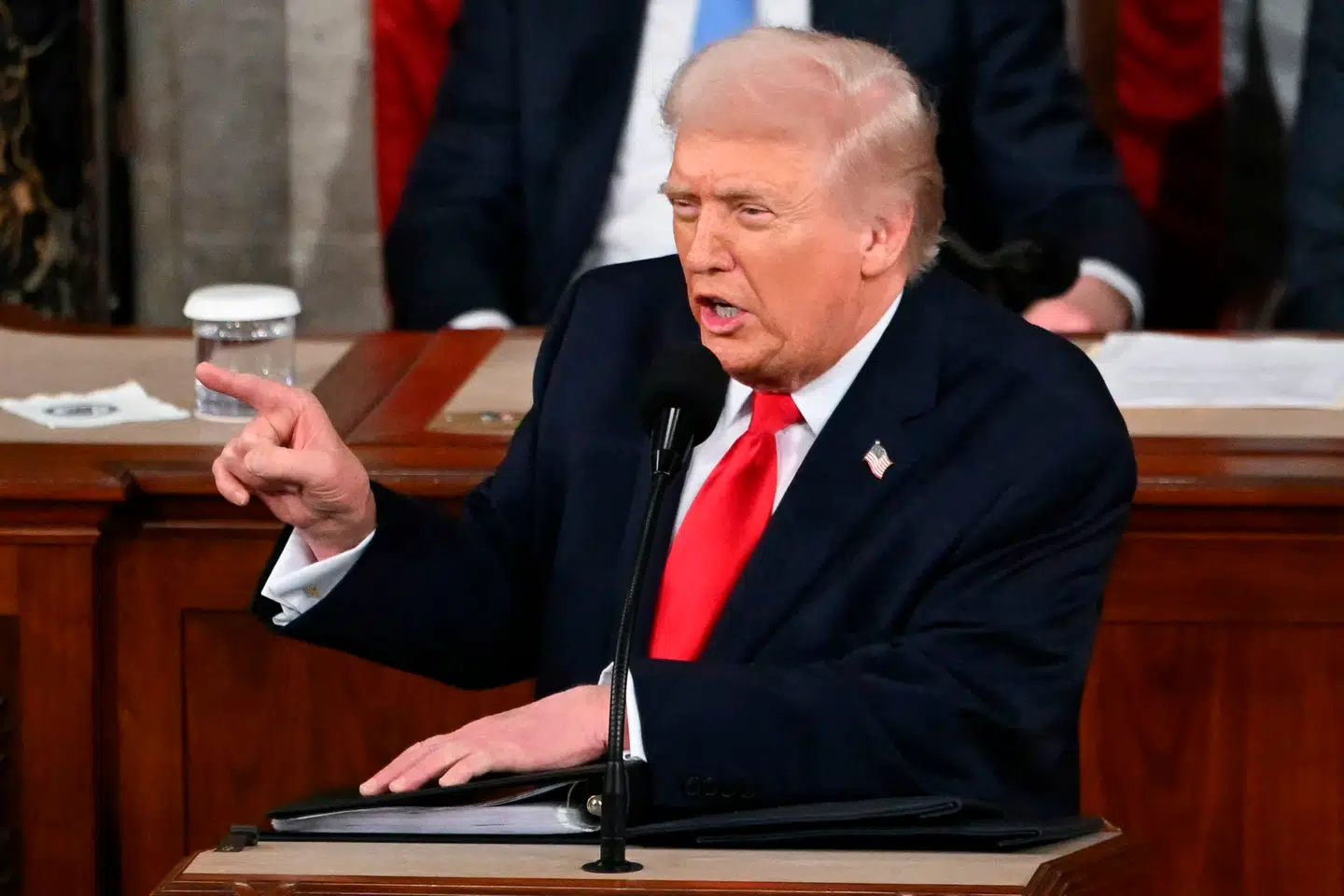 Donald Trump satte rekord for State of the Union ved at tale i 1 time og 49 minutter.
