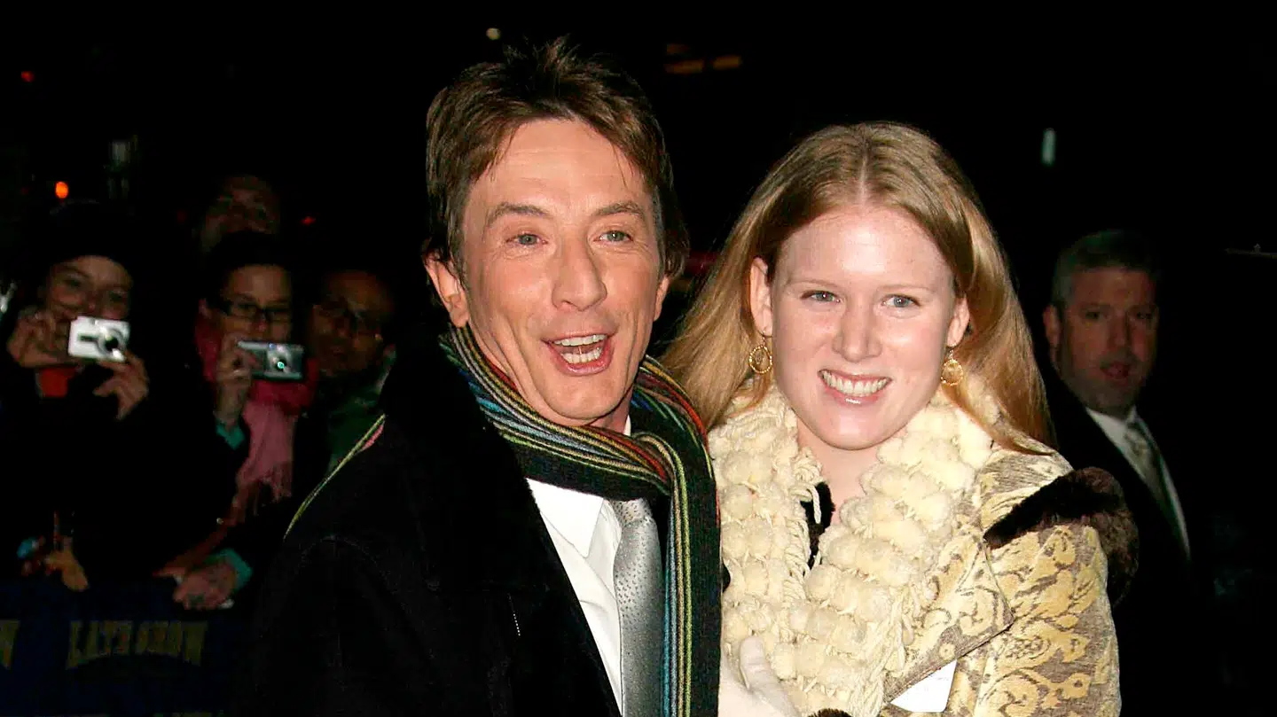 Modsat sin far var Katherine Short ikke lige så meget i spotlyset. Her ses de sammen i 2006.