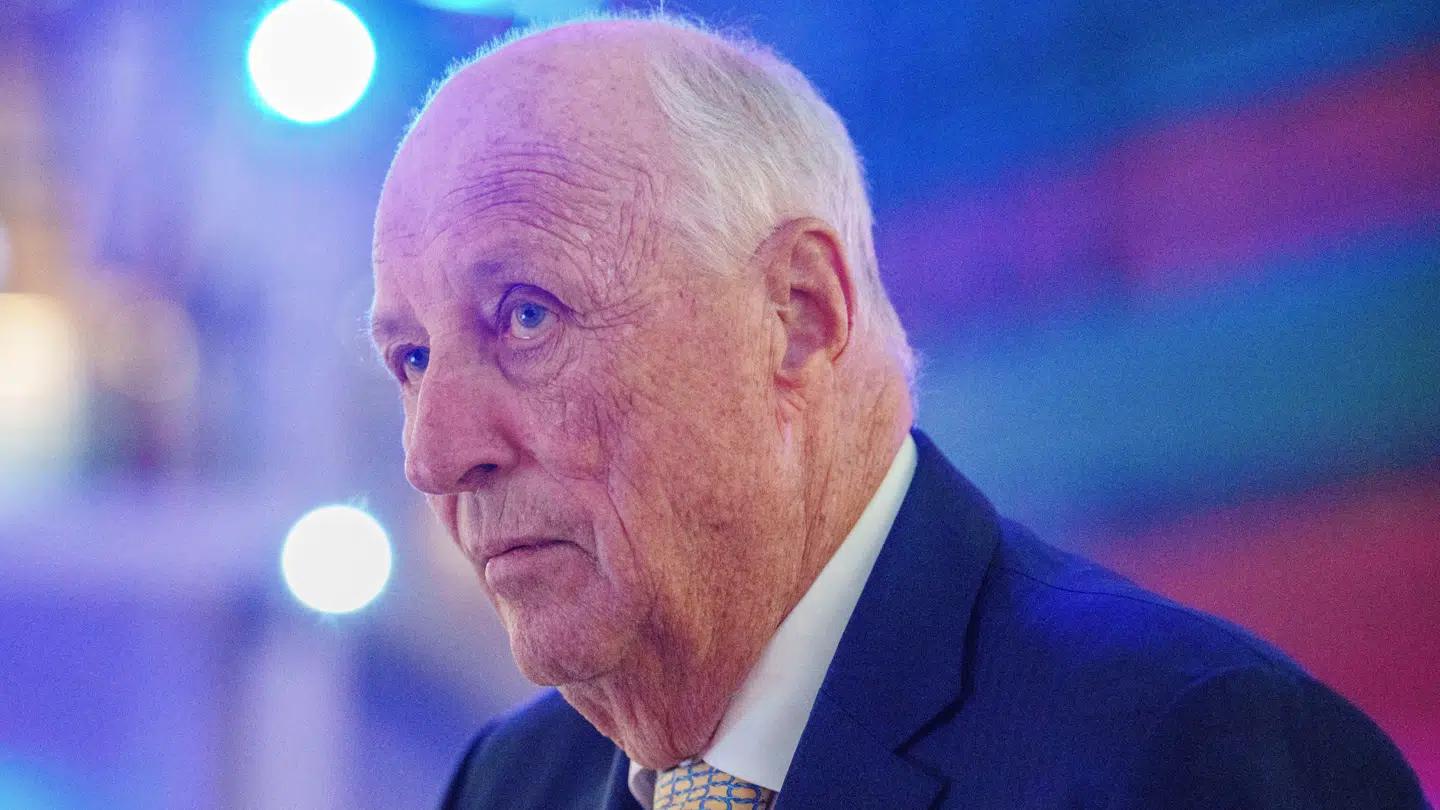 Her ses kong Harald i Oslo den 21. maj sidste år. Han er lige nu indlagt på Tenerife.