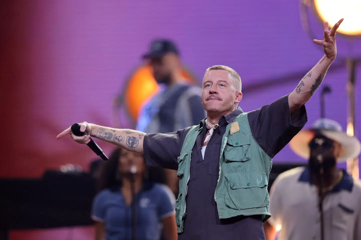 Macklemore står bag hits som "Thrift Shop" og "Can't Hold Us". (Arkivfoto).