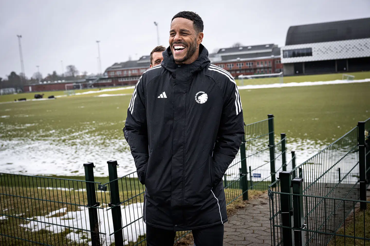 Mathias "Zanka" Jørgensen på træningsbanen Nummer 10 på Frederiksberg, hvor han onsdag deltog i sin første træning efter sin tilbagevenden til FC København.