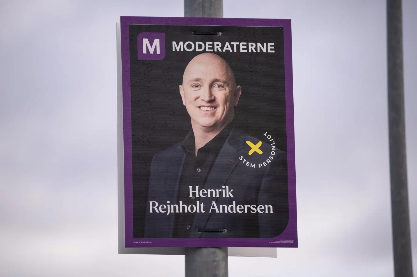 Henrik Rejnholt Andersen kommer ikke til at hænge på valgplakater med Moderaternes navn ved det kommende folketingsvalg. Han er nemlig skiftet til Venstre. (Arkivfoto).
