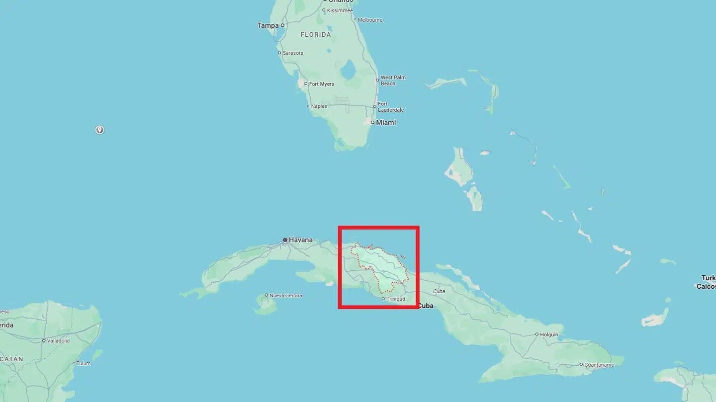 Den dramatisk episode fandt sted i Villa-Clara provinsen ved den røde firkant. Motorbåden kom ifølge myndighederne fra Florida, nord for Cuba.