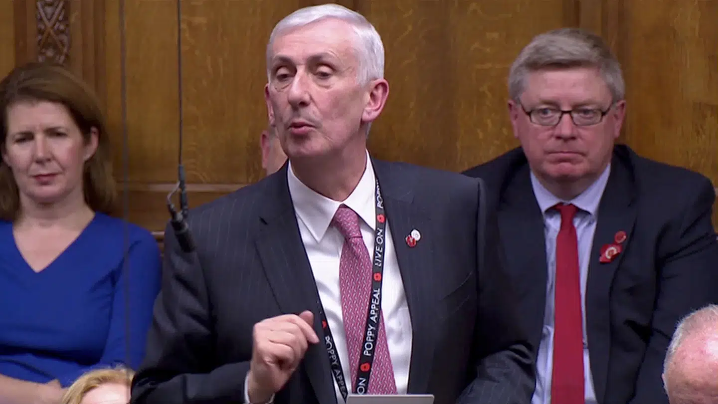 Sir Lindsay Hoyle, formand i det britiske Underhus.
