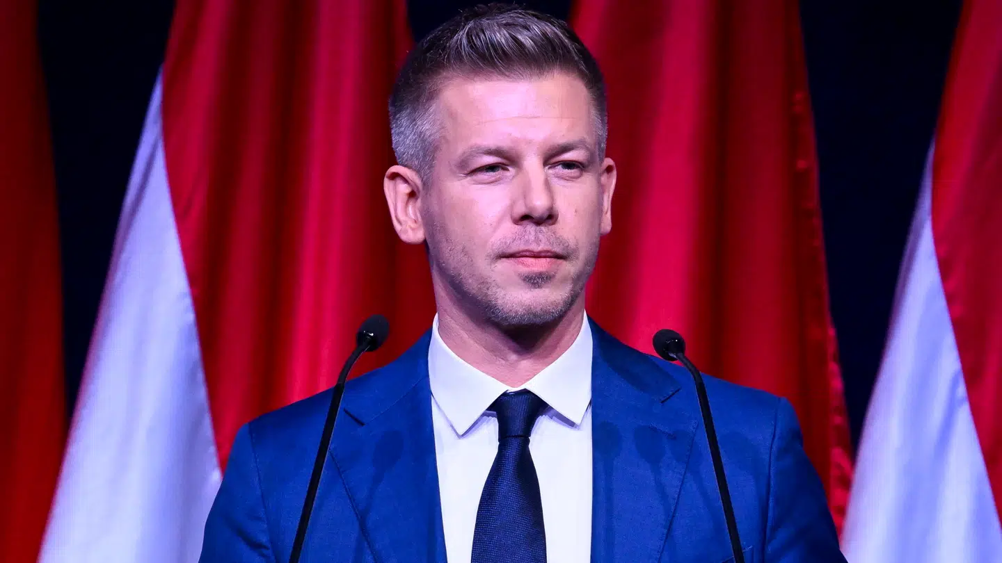 Den ungarske oppositionsleder Péter Magyar.