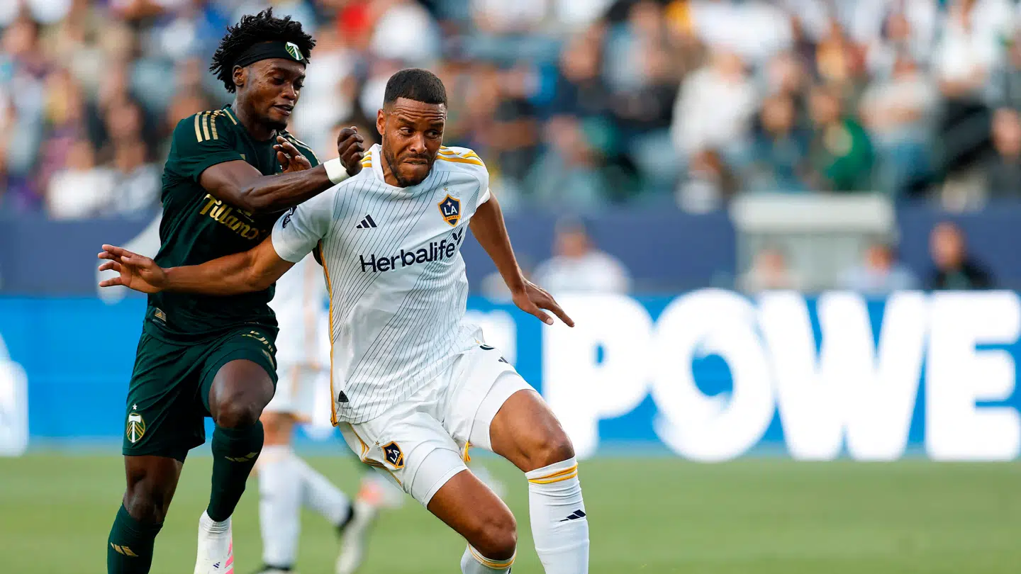 'Zanka' i kamp for LA Galaxy sidste år.