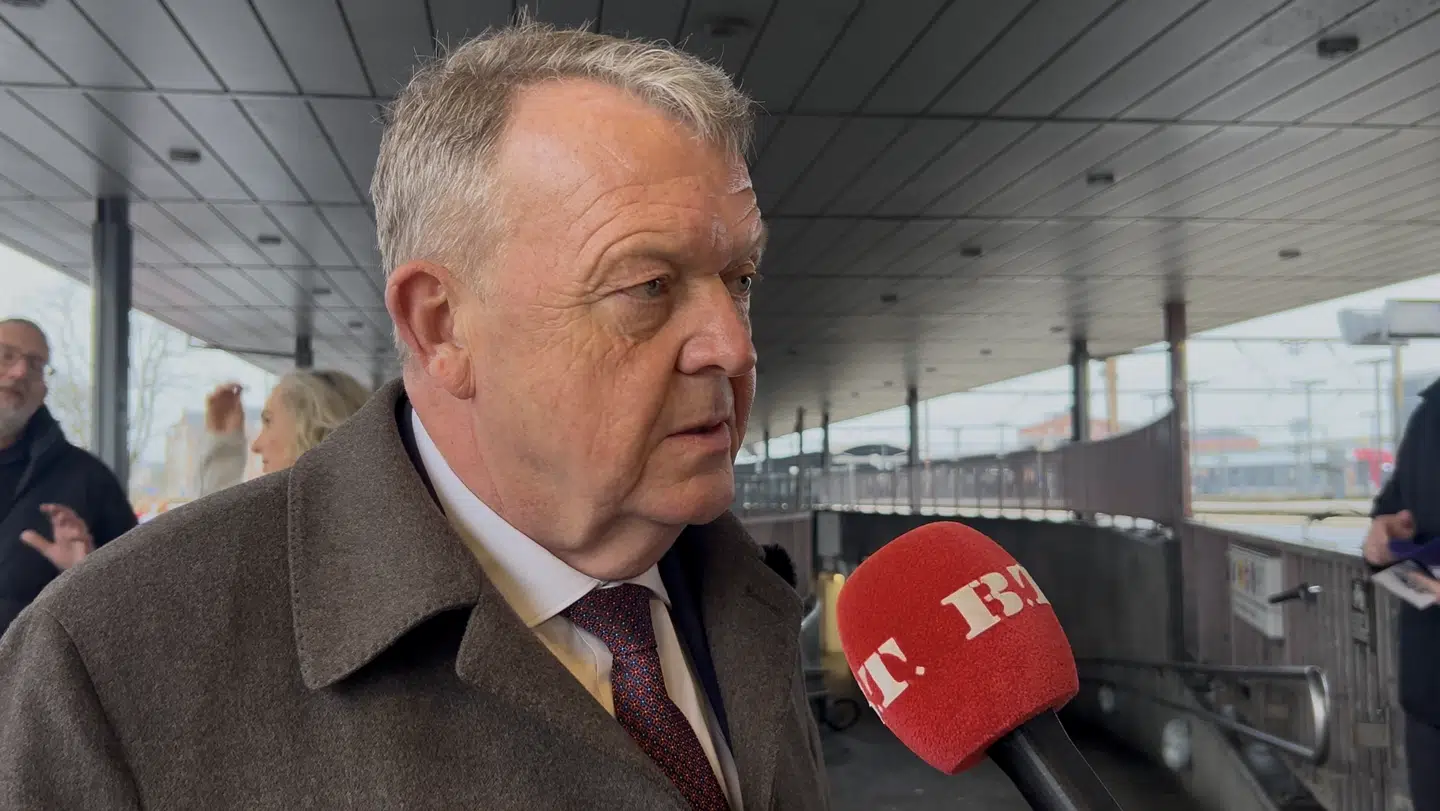 Lars Løkke Rasmussen (M), kort tid efter statsminister Mette Frederiksen udskrev valg torsdag.
