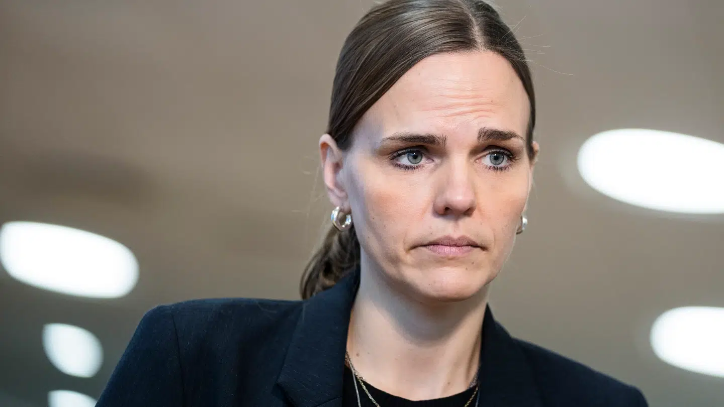 Her ses digitaliseringsminister Caroline Stage Olsen (M) i december 2024.