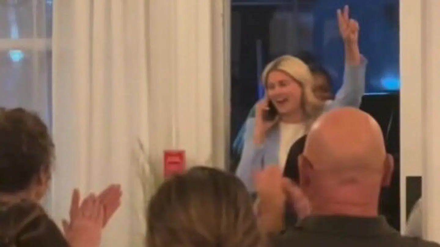 Demokratiske Chasity Martinez, da hun hæjst overraskende vandt en stor sejr i Louisiana.