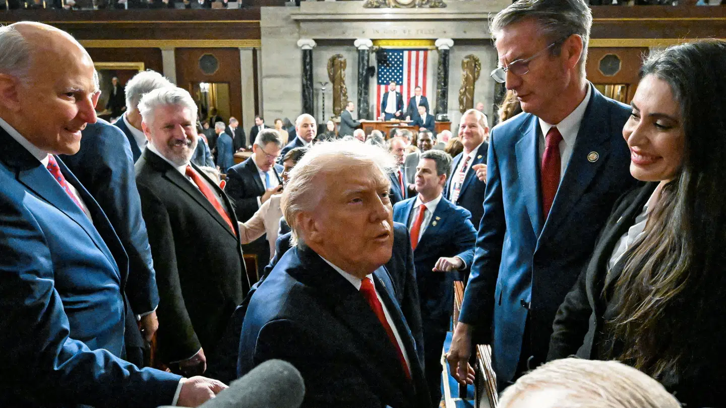 Der var god stemning mellem Donald Trump og hans republikanske kollegaer i forbindelse med ugens State of the Union-tale. Men internt må der være dyb bekymring.