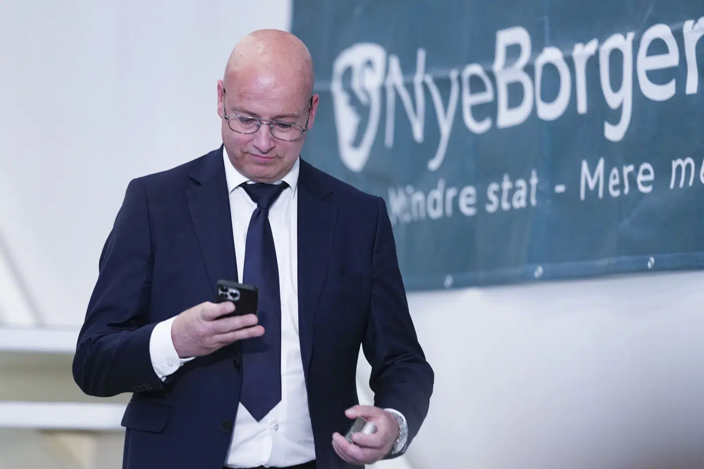 Lars Eldrup og Nye Borgerlige har fået at vide af Indenrigs- og Sundhedsministeriet, at partiet ikke kan blive opstillingsberettiget til Folketinget alene ved at få et medlem, der ved seneste folketingsvalg blev valgt ind for et andet parti. (Arkivfoto).