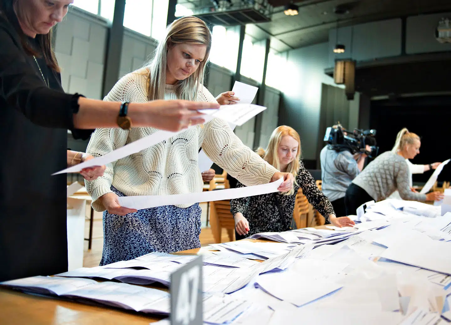 Valgdeltagelsen slog rekorder til europaparlamentsvalget 26. maj. Og fremgangen var størst blandt de unge vælgere. Arkivfoto: Henning Bagger/Ritzau Scanpix