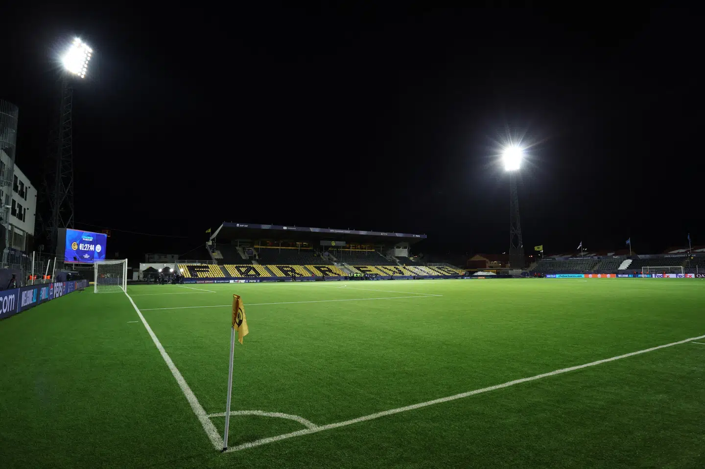 Bodø/Glimt har hjemmebane på Aspmyra Stadion nord for polarcirklen. Bodø/Glimt er ikke involveret i matchfixingsagen, da de involverede parter ikke er kendt på nuværende tidspunkt. (Arkivfoto).