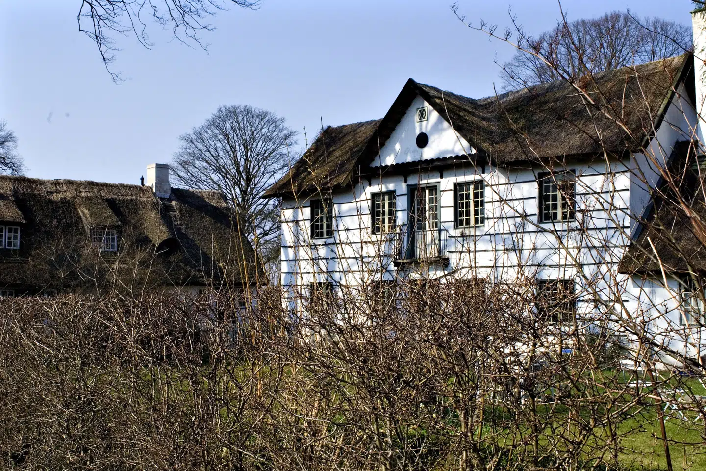 Bindingsværkshuset Villa Spurveskjul, hvor Vilhelm og Ida Hammershøi boede i sommeren 1911, blev fredet i 1924. (Arkivfoto).