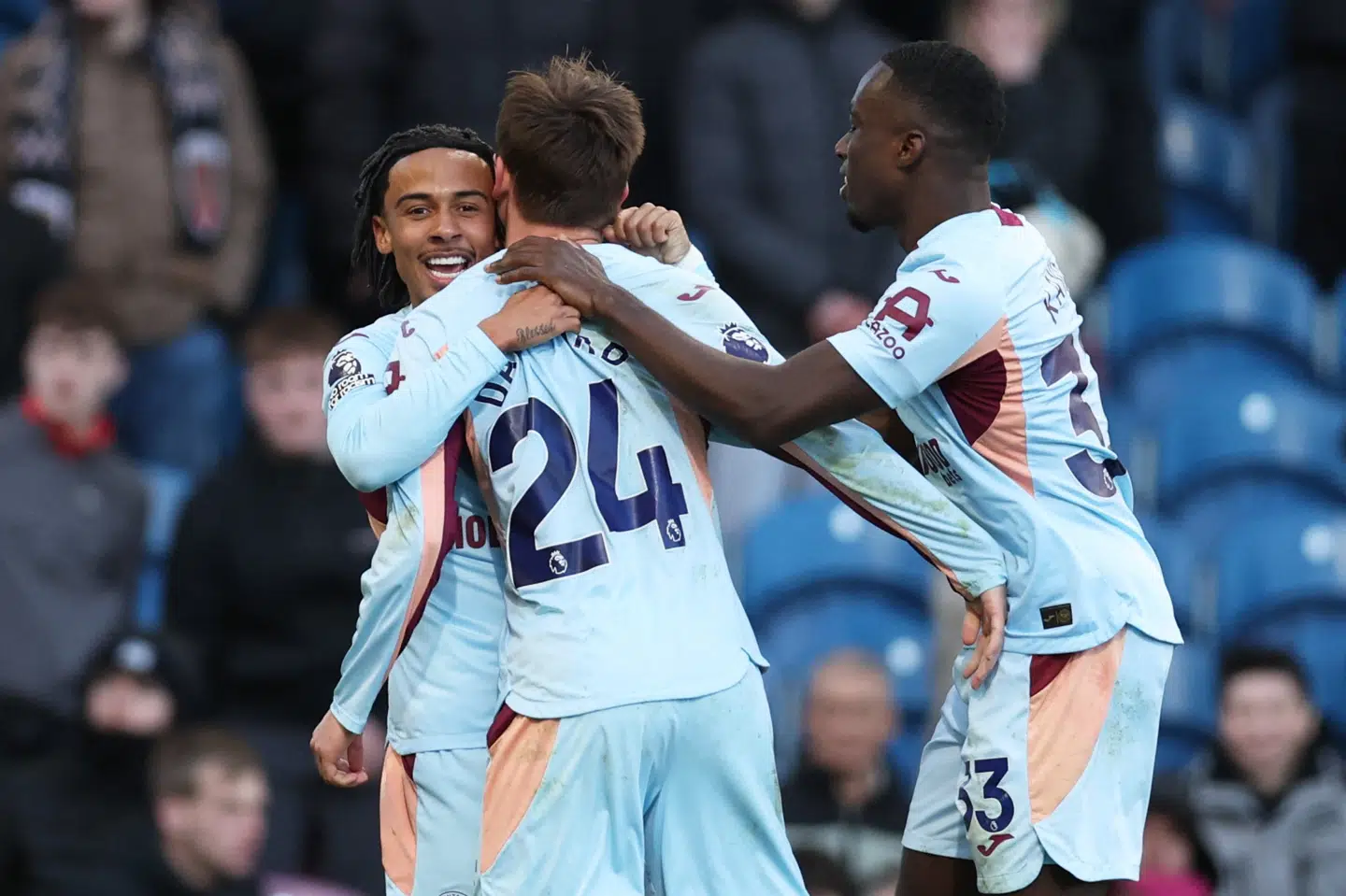 Mikkel Damsgaard blev helten for Brentford ude mod Burnley.