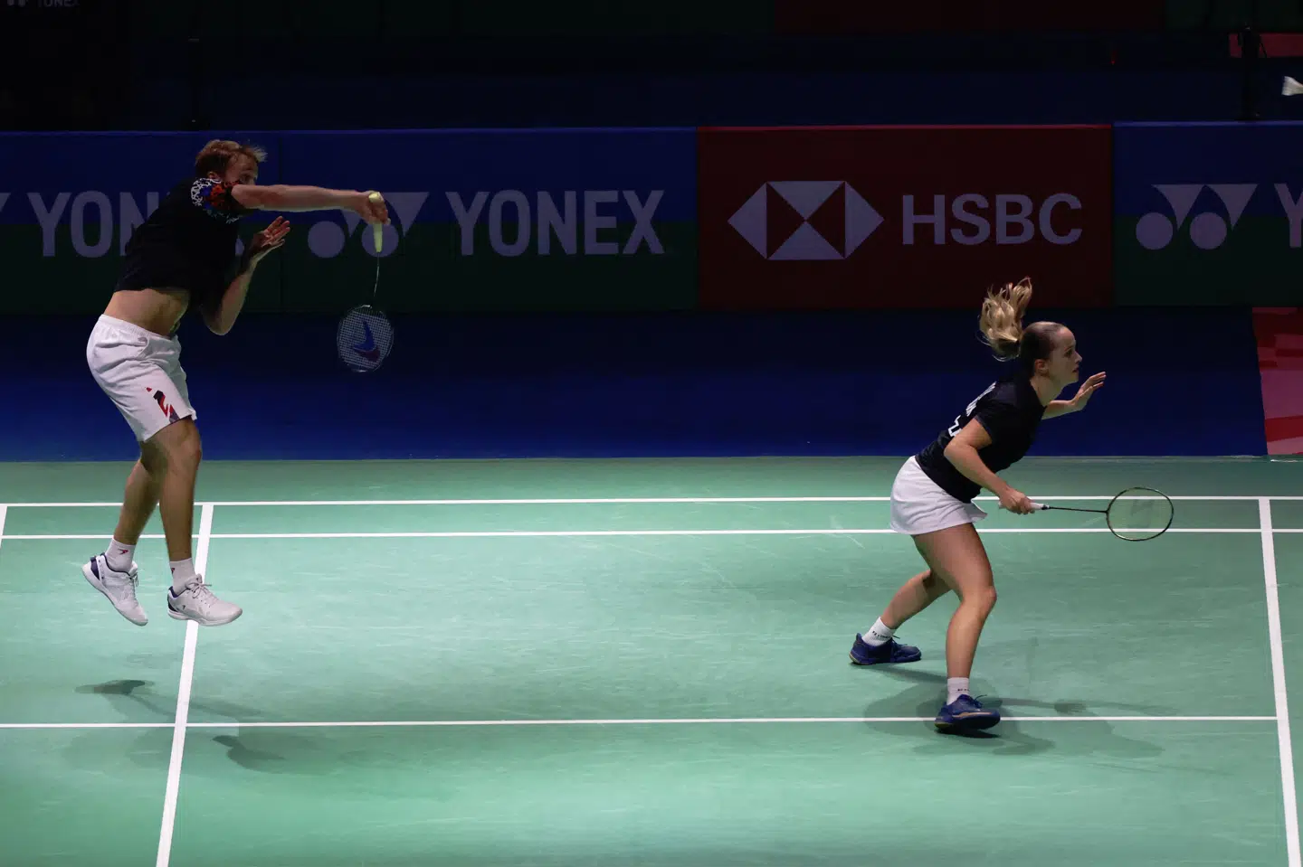 Trods finalenederlaget i German Open kan Christine Busch og Mads Vestergaard rejse til All England med oprejst pande. (Arkivfoto).