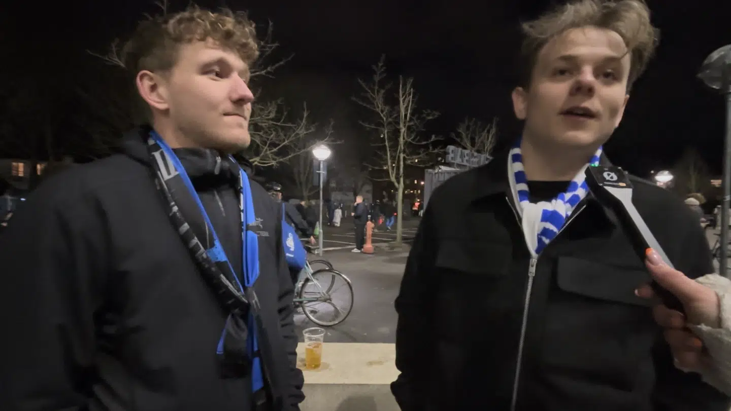 Fra højre Noa Skovgaard Laursen og Oliver Østergaard Glud.