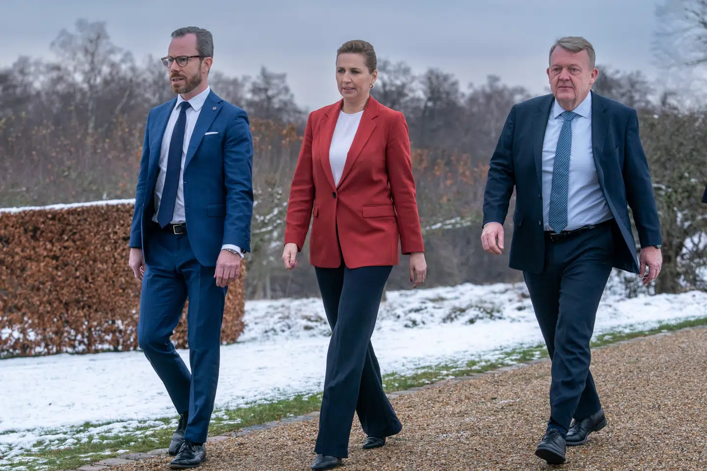 Jakob Ellemann-Jensen (V), Mette Frederiksen (S) og Lars Løkke Rasmussen (M) blev enige om at afskaffe store bededag. Først nu ved vi, hvem der fik ideen.
