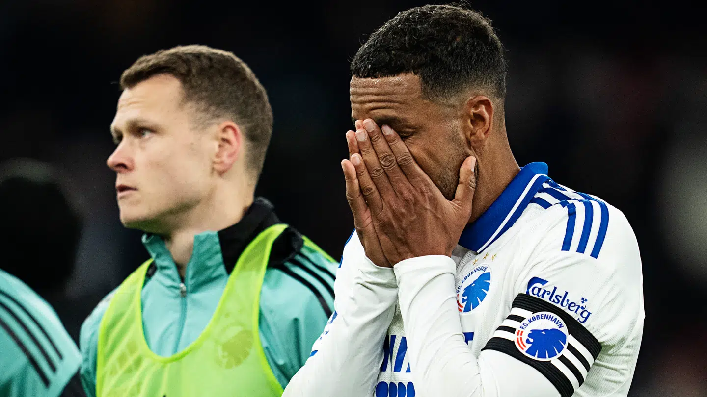 Mathias 'Zanka' Jørgensen og resten af FCK-spillerne kunne ikke tro deres egne øjne efter nederlaget til Randers.