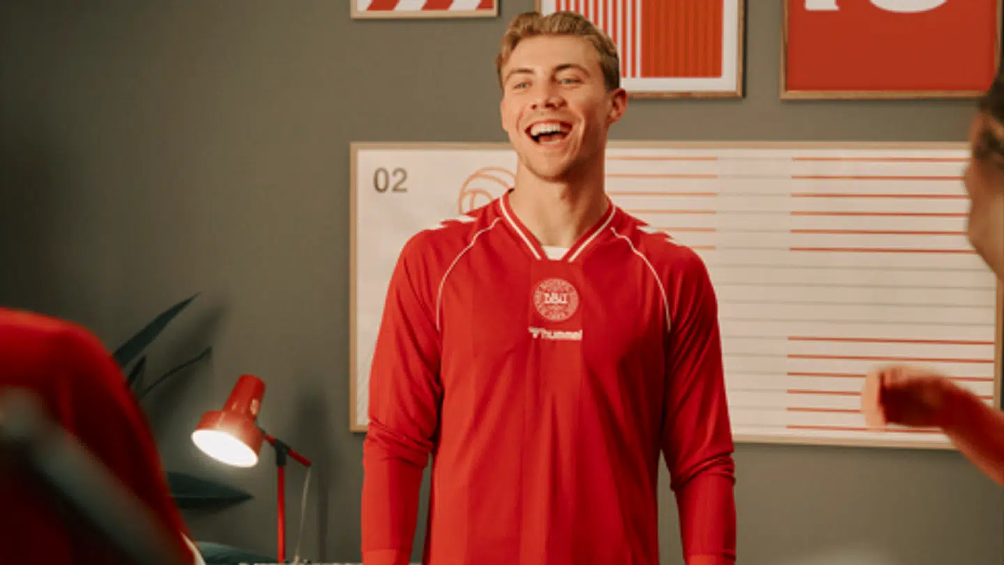 Rasmus Højlund i den trøje, Danmark skal jagte VM-billetten i.