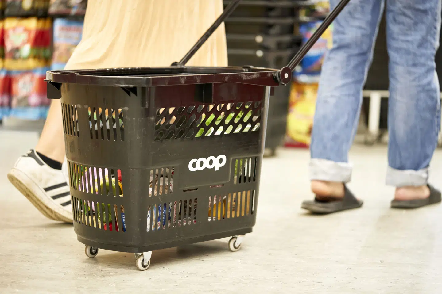 Arbejdsnedlæggelsen omfatter alle Coops fire kæder, Kvickly, SuperBrugsen, Brugsen og 365 Discount. Dermed kan den i princippet ramme alle Coops butikker. (Arkivfoto).