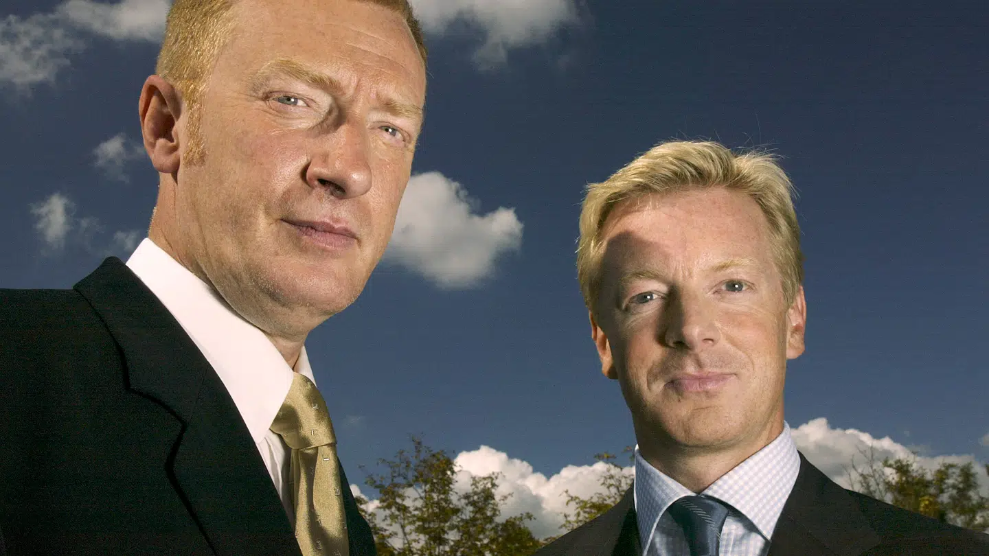 Reimer Bo og Steffen Kretz styrede blandt andet slagets gang i tv- Avisen tilbage i 00erne.