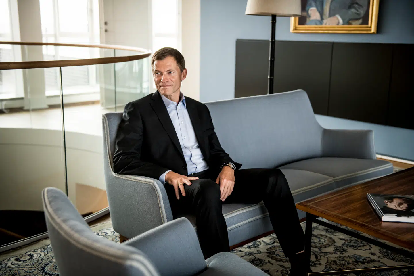 Topchef i Danfoss Kim Fausing, her fotograferet i industrigigantens hovedkontor i Sønderjylland. Fausing er normalt ikke meget for at blandet sig i politik, men Socialdemokratiets forslag om at genindføre formueskat i Danmark har fået ham til at gøre en undtagelse.