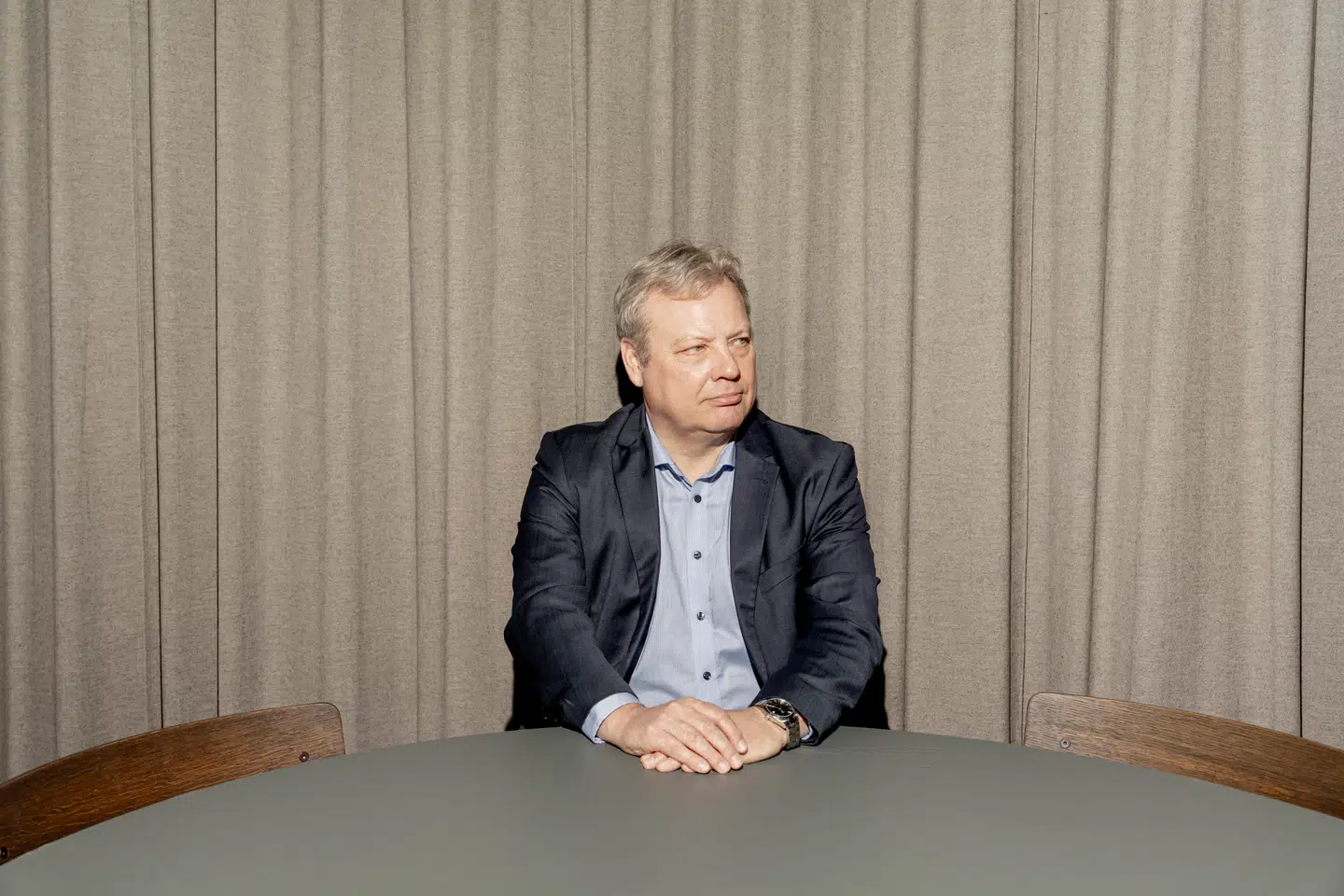 Jarl Cordua ser ringe udsigter for en blå regering efter folketingsvalget, når flere partier nægter at samarbejde med Lars Løkke Rasmussen. Foto: Asger Ladefoged