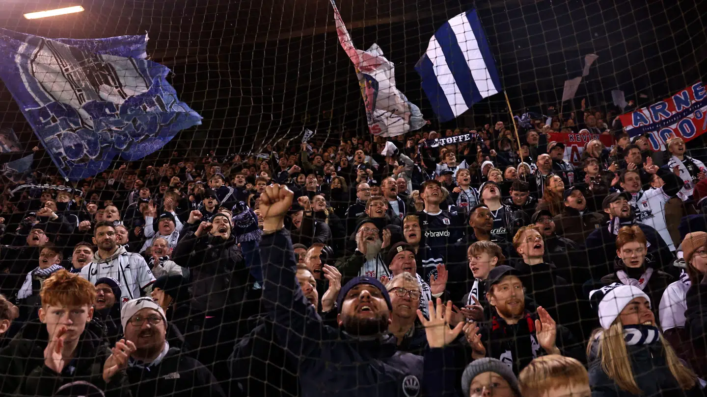 AGF-fansene er i ekstase over førstepladsen i Superligaen.