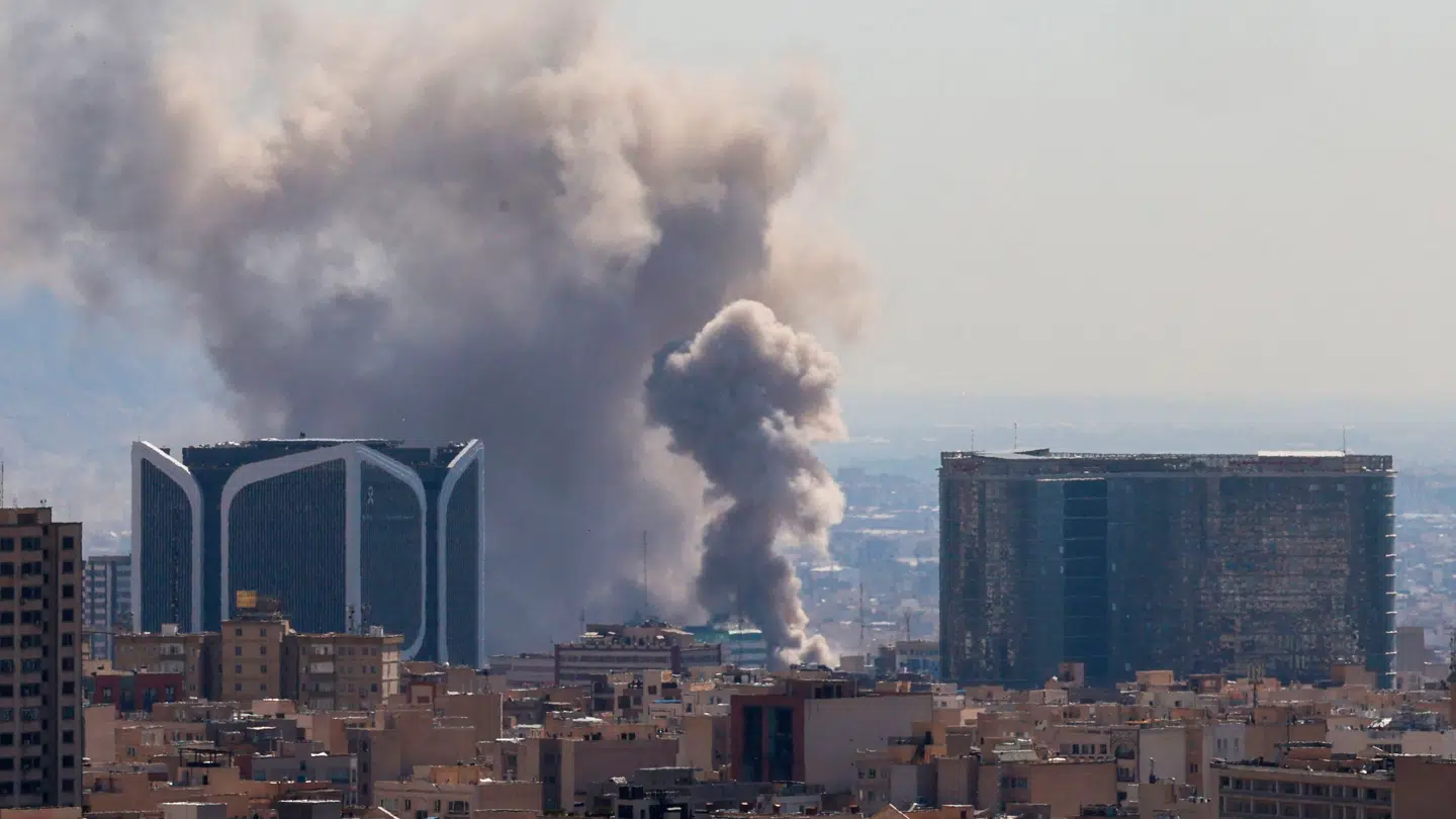 Bombardementerne af Teheran har været massive.
