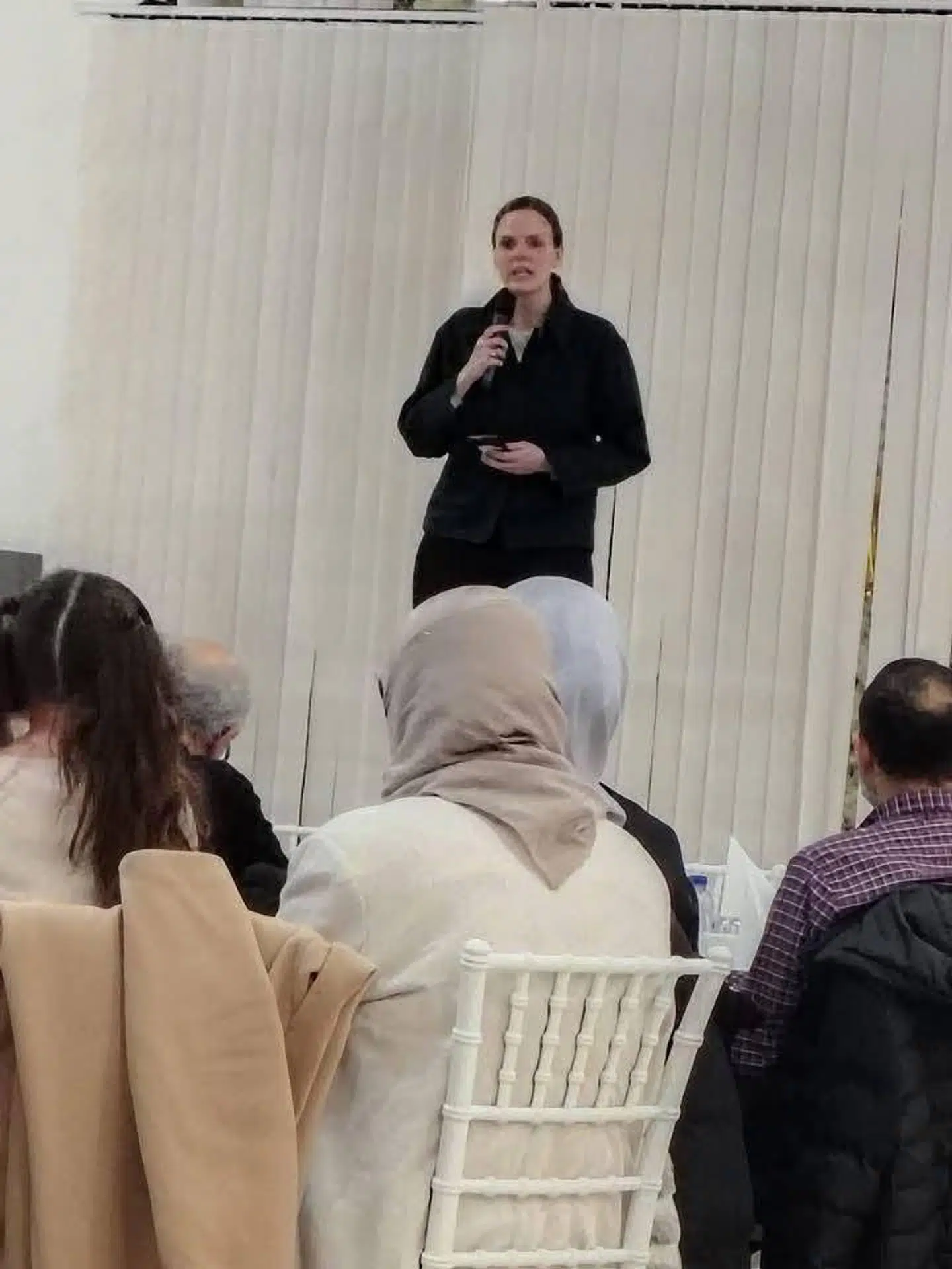 Her ses digitaliseringsminister Caroline Stage (M), som også deltog.