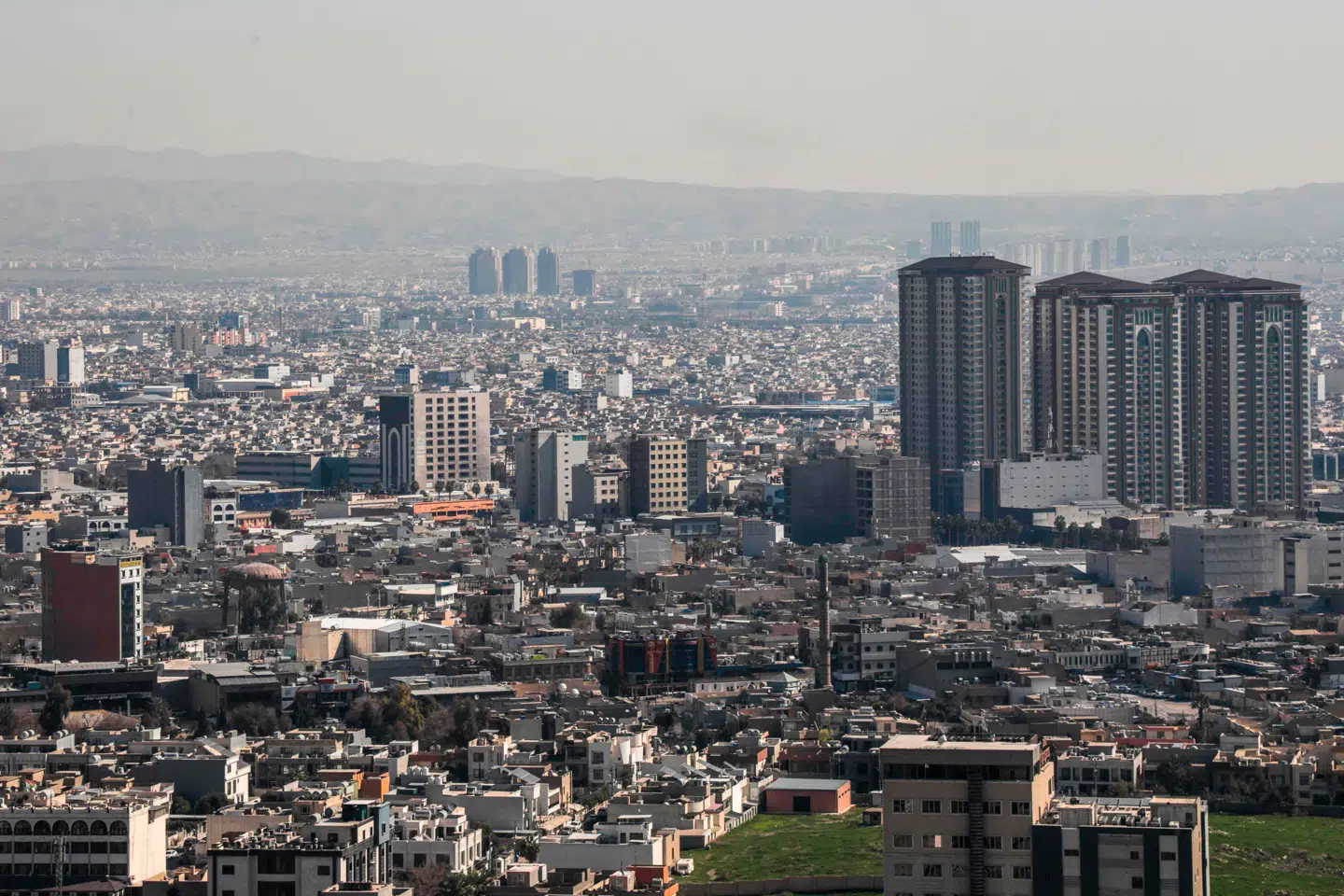 Erbil er hovedbyen i det irakiske Kurdistan, hvor væbnede kurdiske grupper har hjemme.