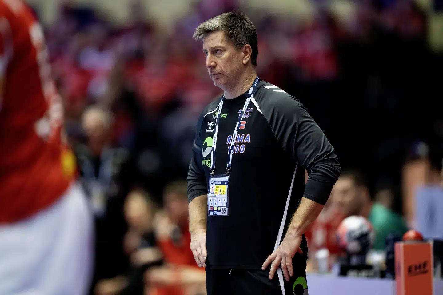 Jonas Wille nåede fem slutrunder i spidsen for Norges håndboldherrer. (Arkivfoto).