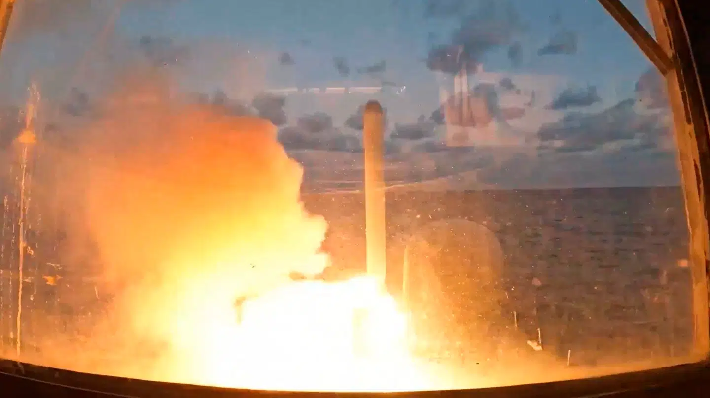 En amerikansk missilaffyring som denne mod Iran kan USA formentlig kun holde kørende i nuværende tempo i fire-seks uger, lyder vurderingen flere steder.