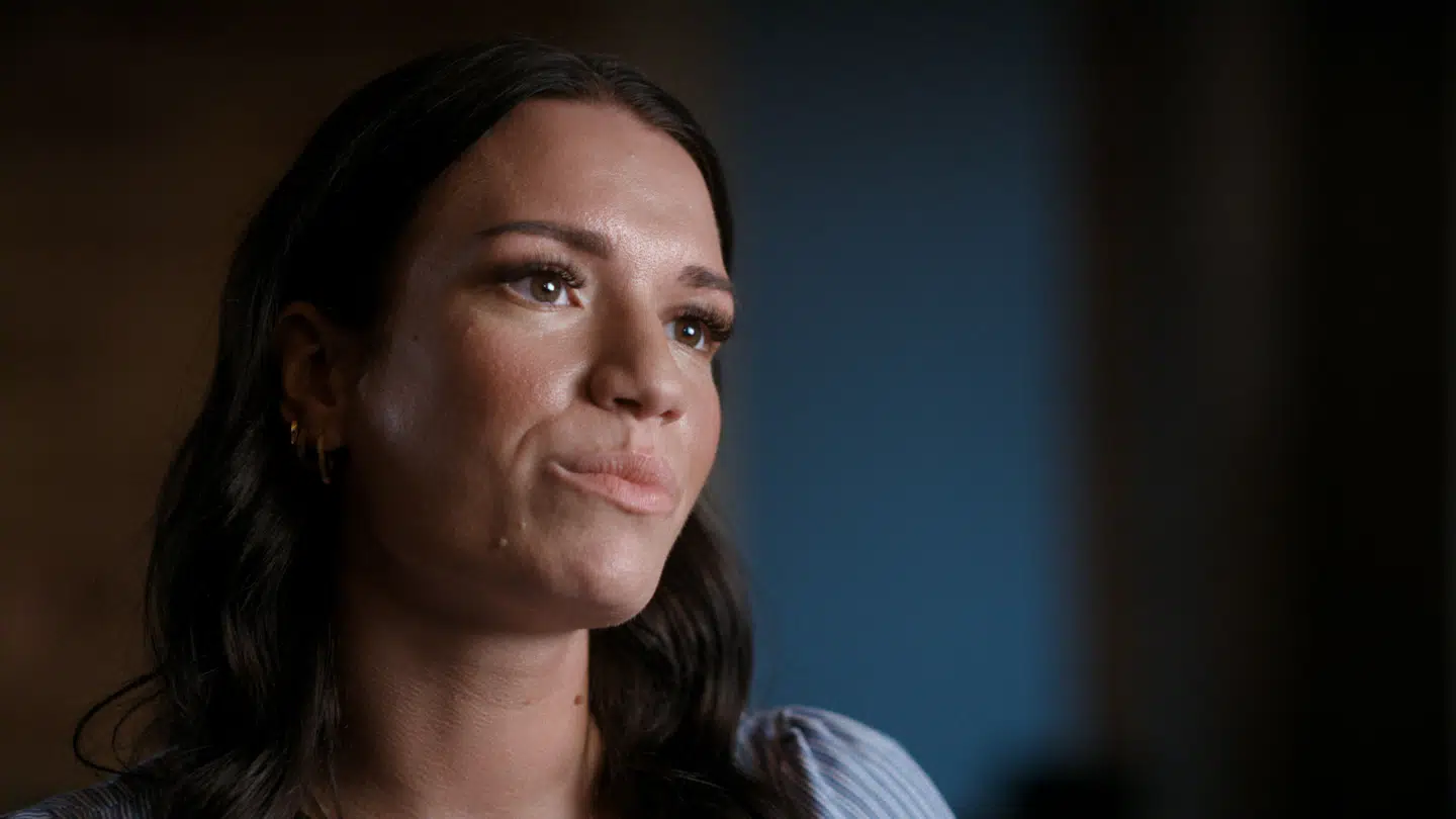 Her ses Amanda, der i den nye dokumentar står frem som Philip Patrick Wesths tætte veninde.