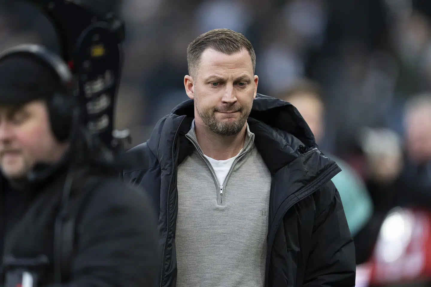 Jacob Neestrup prøver at holde fokus fremad, men har stadig svært ved at acceptere, at klubben ikke er med i mesterskabsspillet. (Arkivfoto).