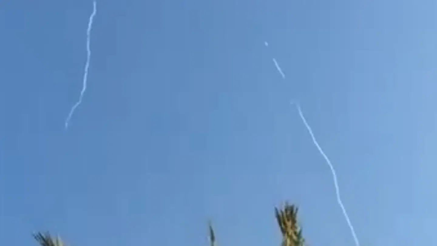 Rune-lejren har hele ugen kunnet set missiler på himlen i Qatar.