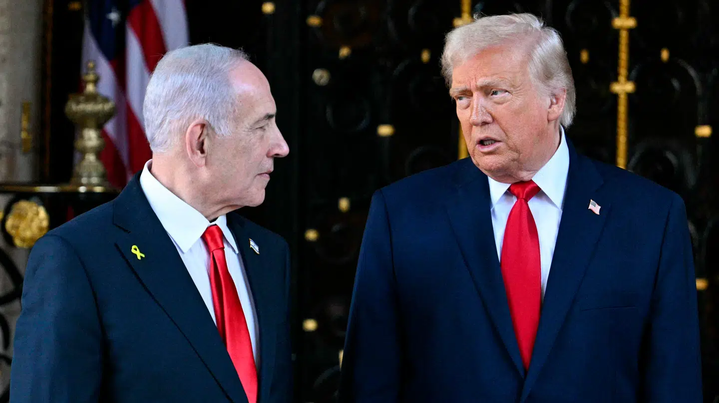 Donald Trump sammen med Israels premierminister, Benjamin Netanyahu sidste år.