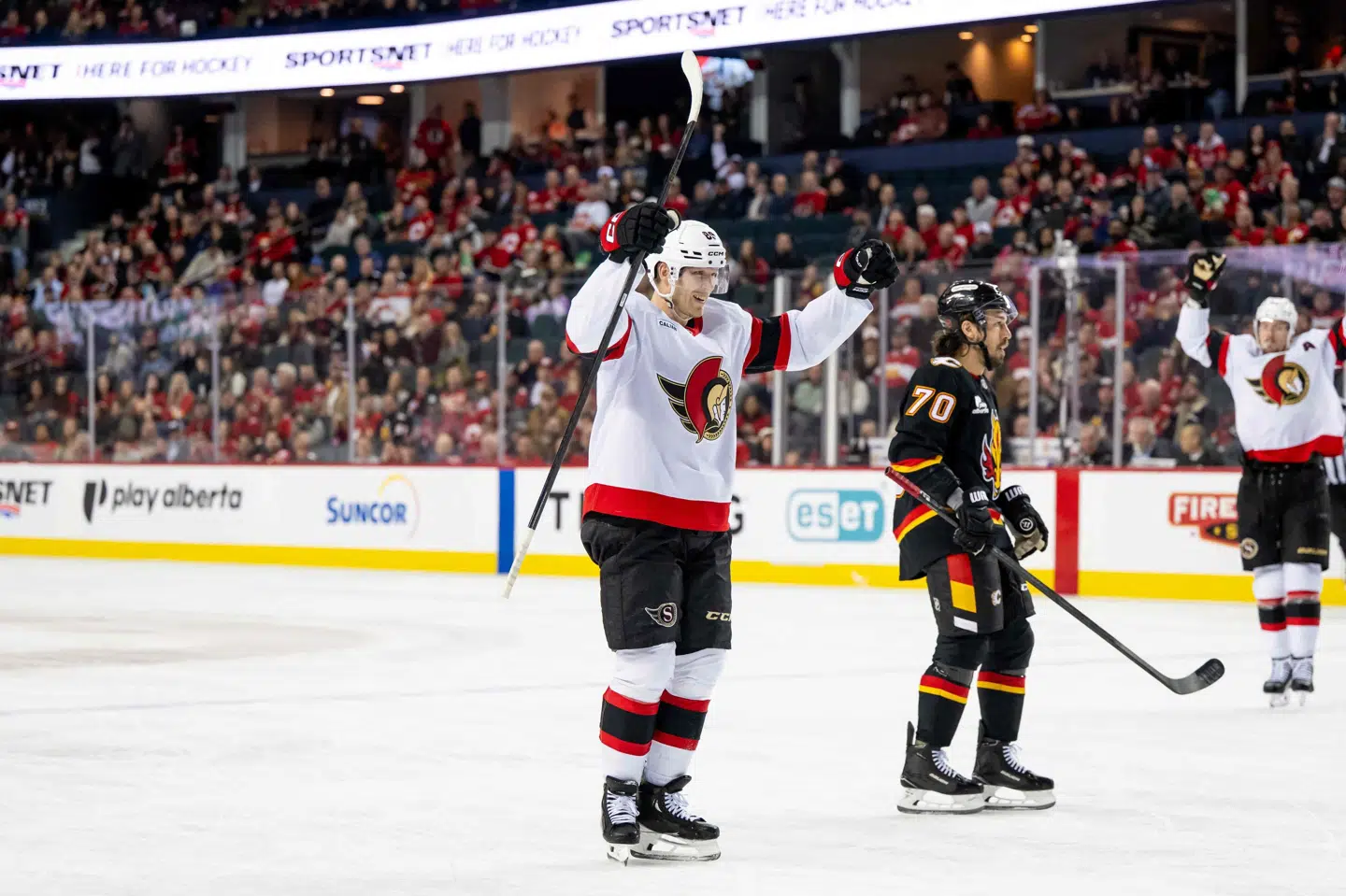 Lars Eller scorede i nat sit tredje mål i NHL i denne sæson. Danskeren er i gang med sin 17. sæson i den nordamerikanske ishockeyliga.