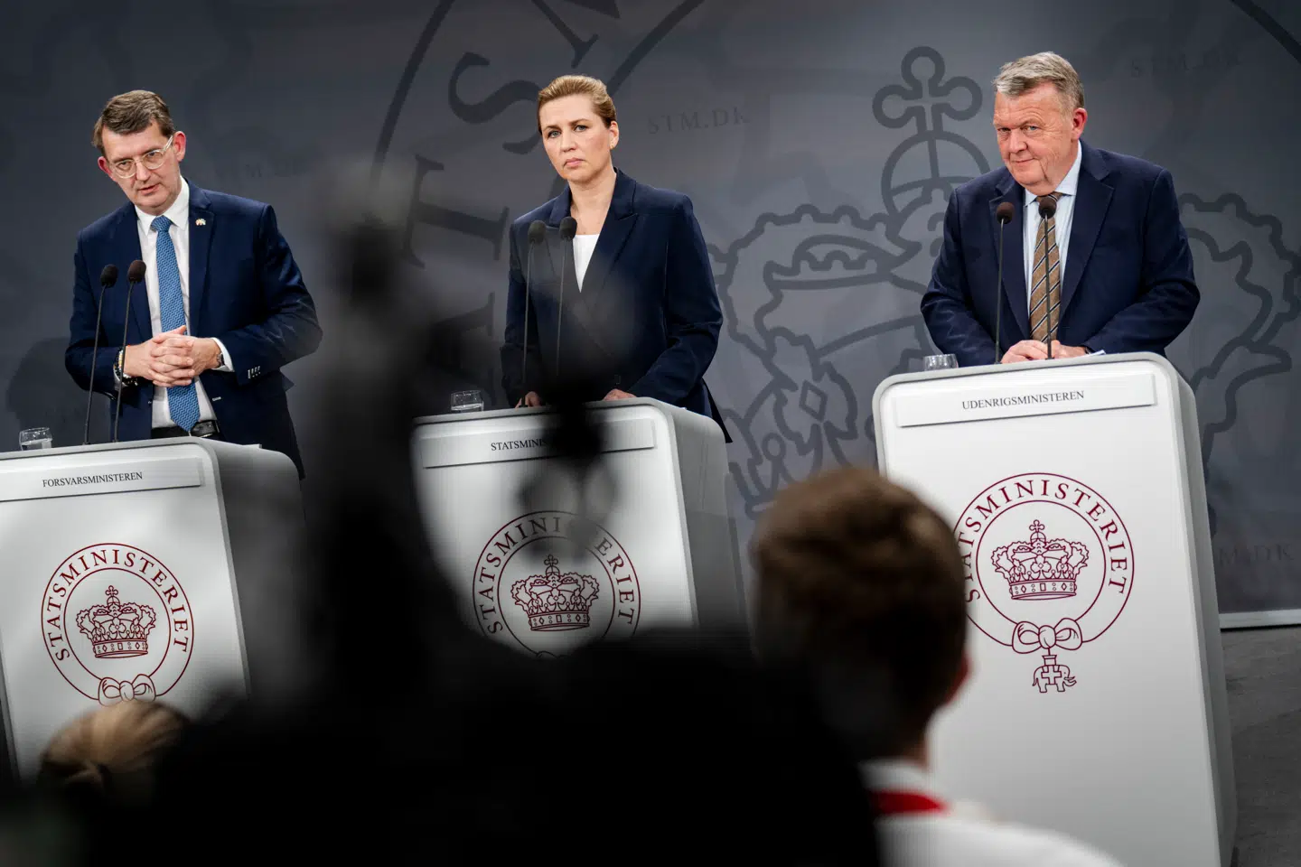 Vicestatsminister og forsvarsminister Troels Lund Poulsen har stillet sig til rådighed som blå bloks statsministerkandidat. Sammen med nuværende statsminister Mette Frederiksen og udenrigsminister Lars Løkke Rasmussen holdt han få dage efter valgudskrivelsen pressemøde om europæisk sikkerhed i Spejlsalen i Statsministeriet.