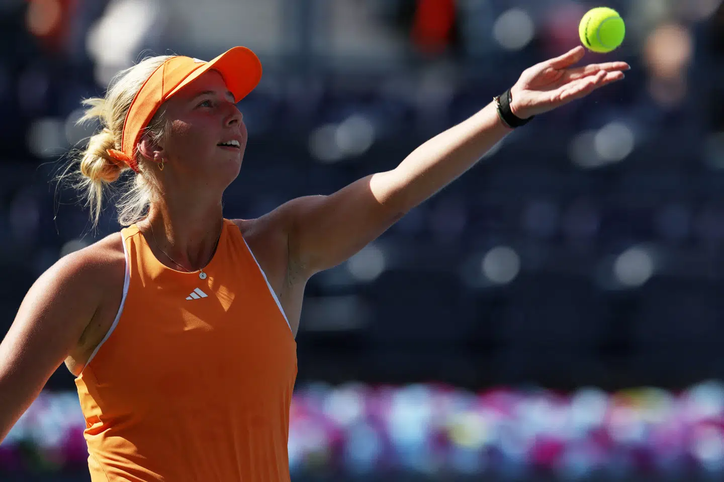 Den danske tennisspiller Clara Tauson gik videre med en sejr i to sæt fredag aften i Indian Wells. (Arkivfoto).