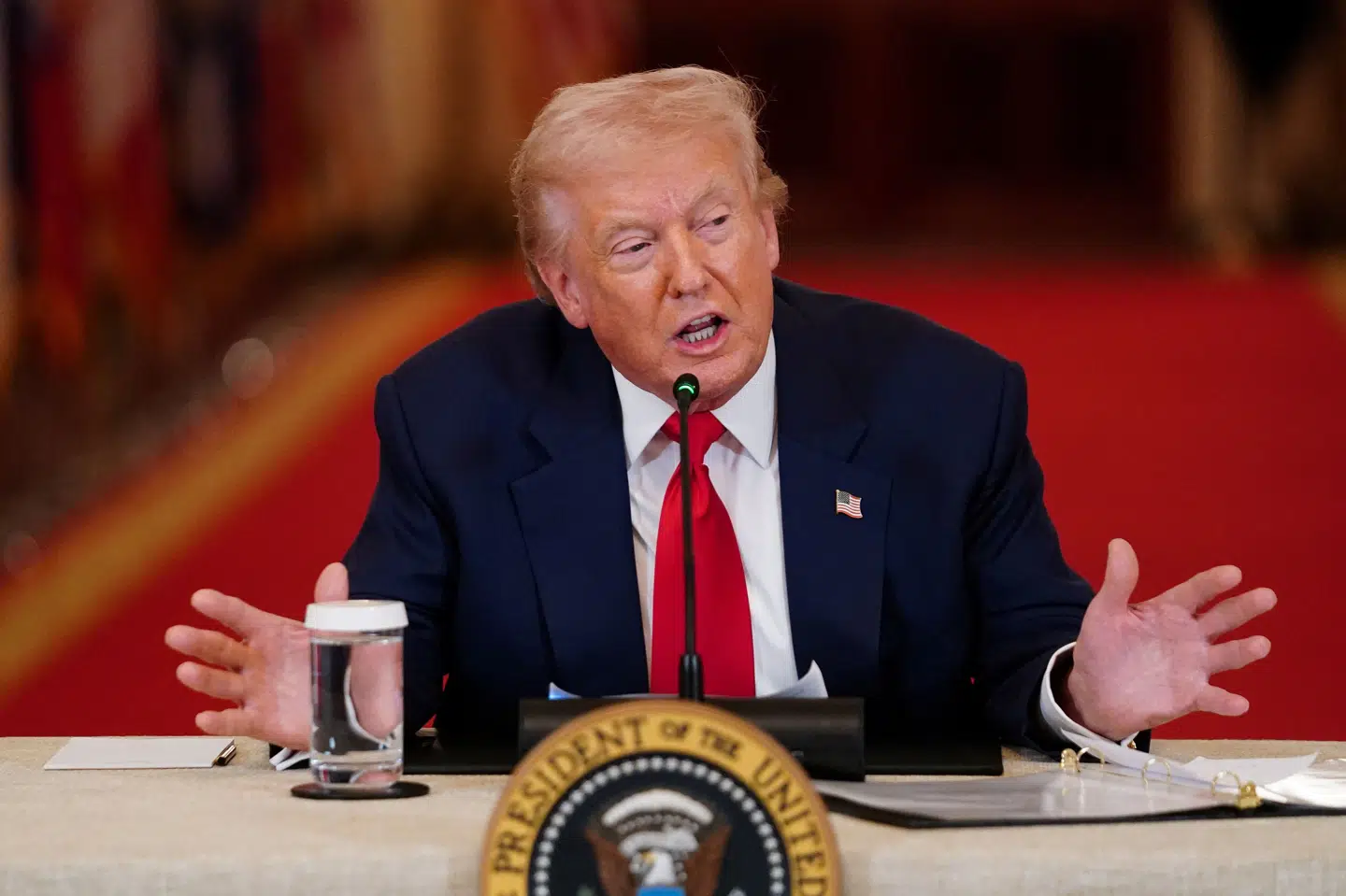 Store forsvarsvirksomheder i USA øger produktionen af højteknologiske våben markant, siger USA's præsident, Donald Trump. (Arkivfoto).