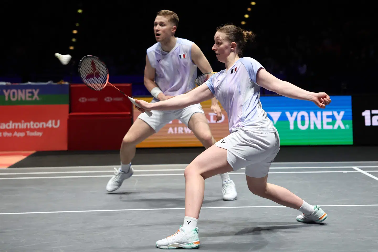 Thom Gicquel og Delphine Delrue er klar til finalen i mixeddouble ved årets All England.