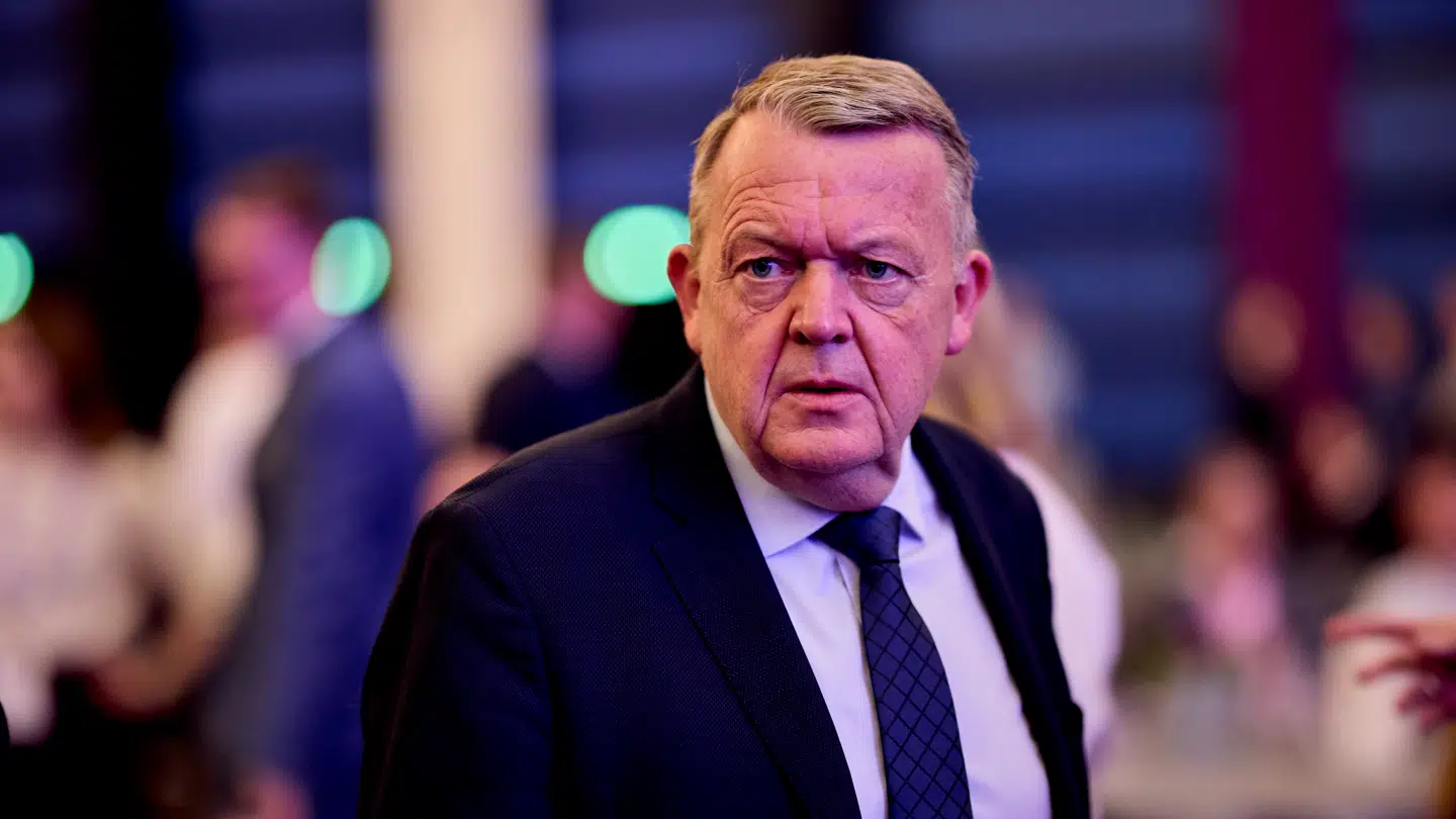 Lars Løkke Rasmussen i forbindelse med at Moderaterne holder årsmøde i Aarhus, lørdag den 7. marts 2026. (Foto: Mikkel Berg Pedersen/Ritzau Scanpix)