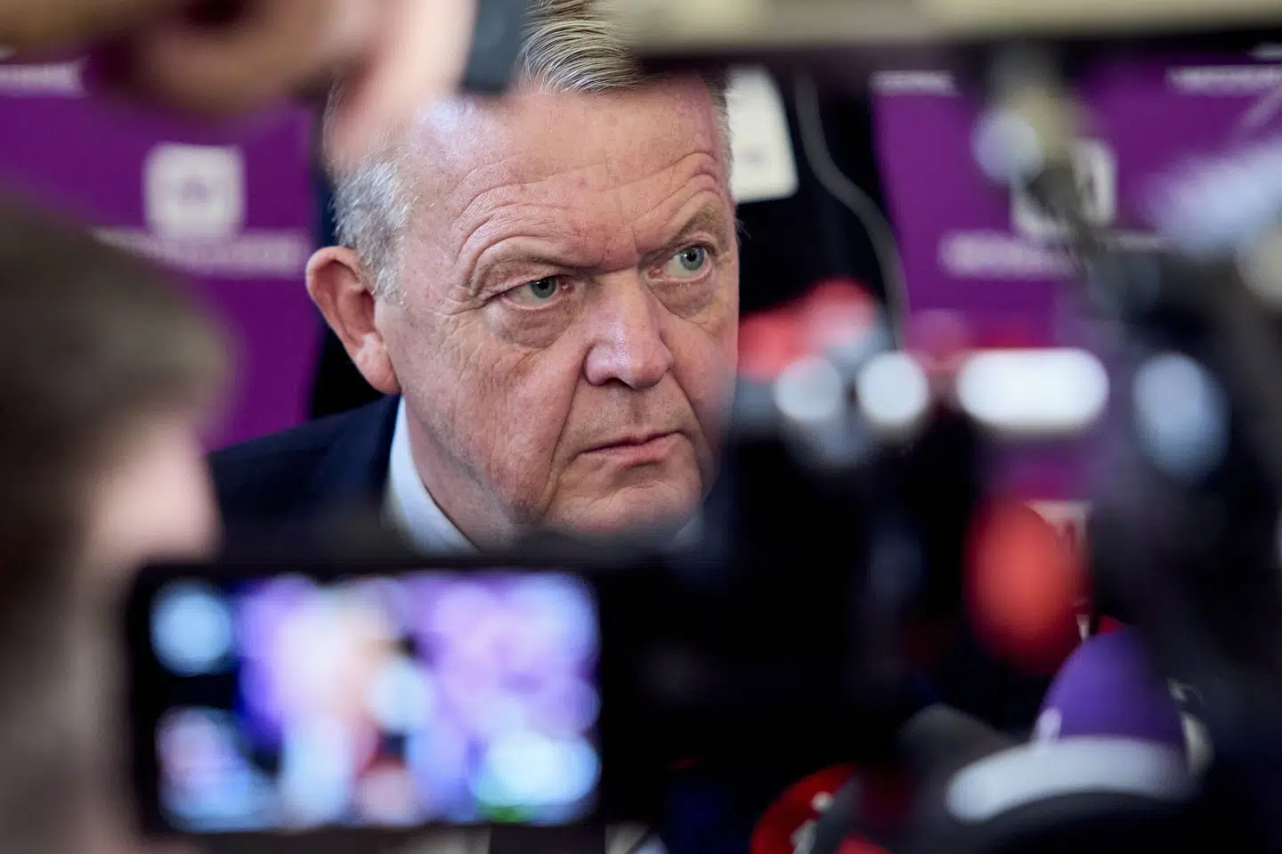 Lars Løkke Rasmussen (M) går ikke efter statsministerposten, siger han lørdag ved Moderaternes årsmøde.