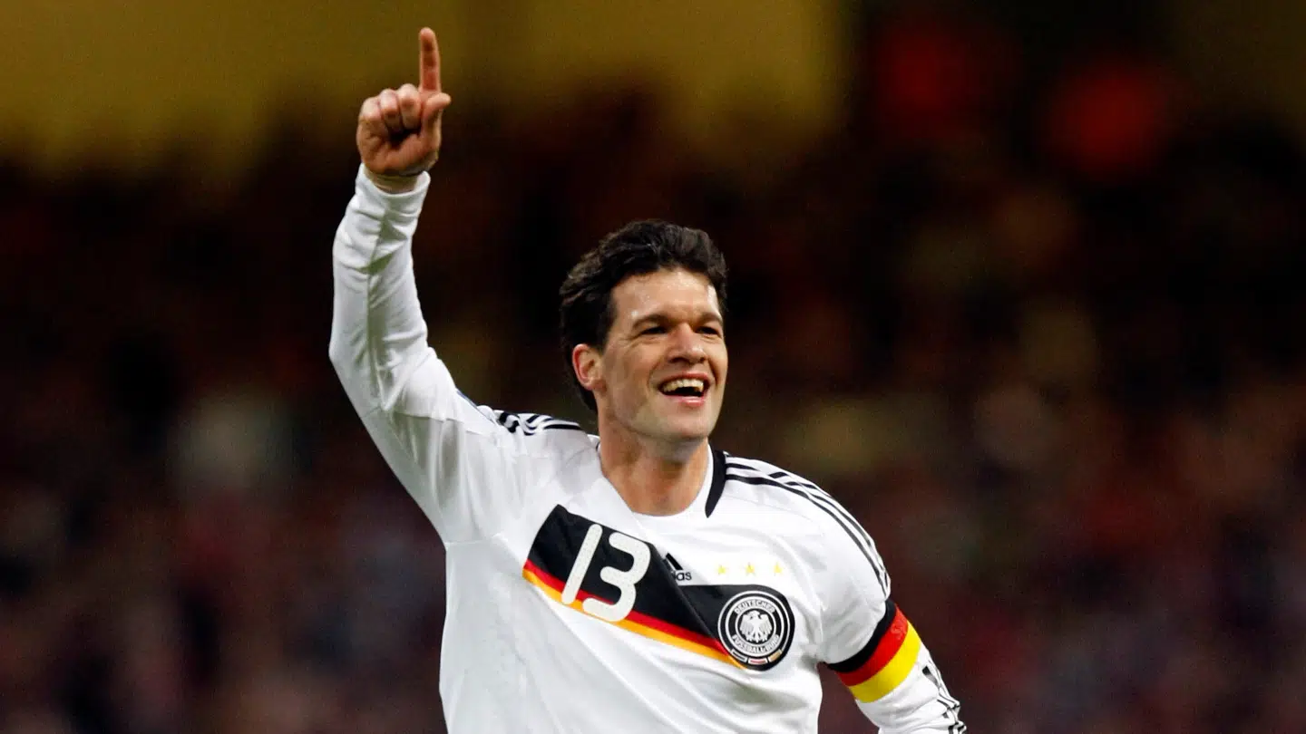 Michael Ballack spillede 98 kampe på det tyske landshold.